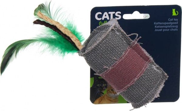 Игрушка для котов дразнилка 10x4,5 см в ассортименте