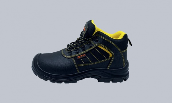 Ботинки рабочие GTM с металлическим носком р.46 SM-079 черный с желтым