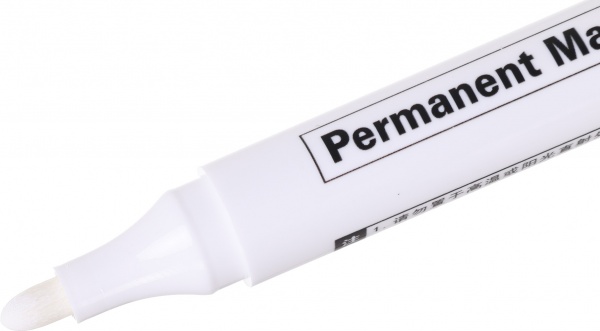 Маркер перманентний 0637 білий 
