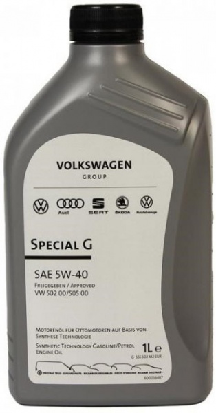 Моторне мастило VAG Special G 5W-40 1 л (G S55 502 M2)