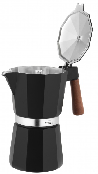 Кофеварка гейзерная Moka Presto 360 мл CLM-9 Flamberg Premium