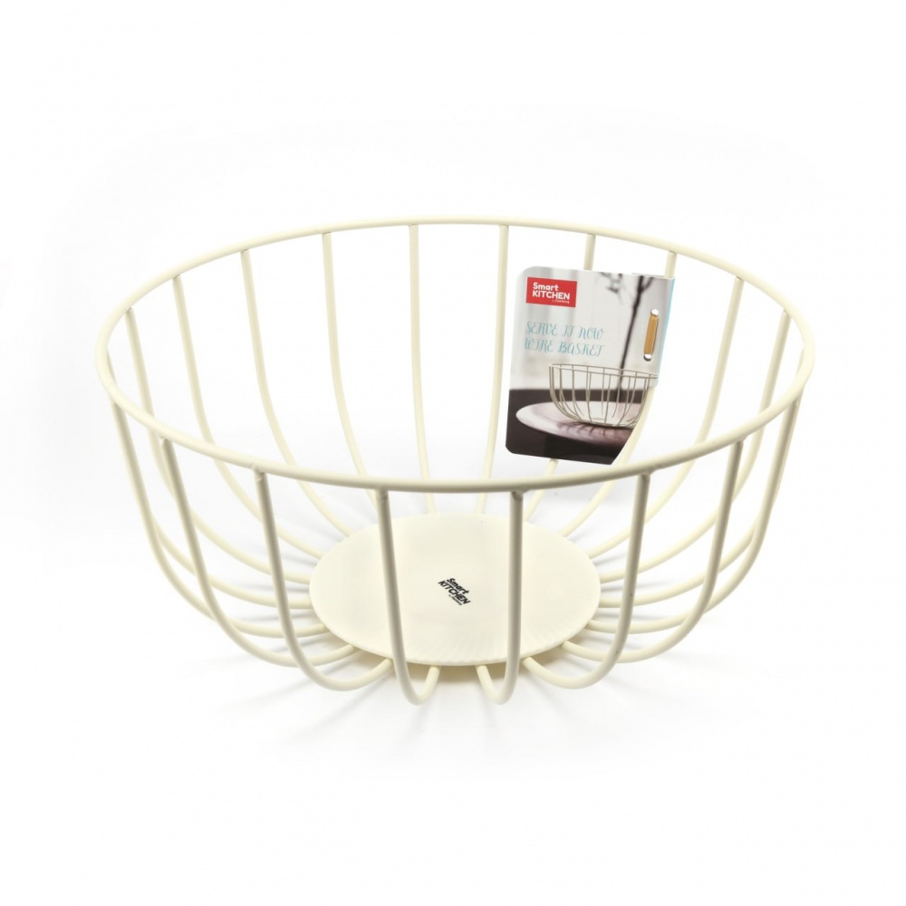 Корзинка для фруктов Smart Kitchen by Flamberg Milk white 27х12,6 см