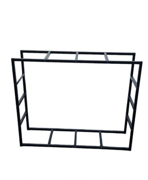 Стелаж металевий чорний 800x1000x300 мм фарба 