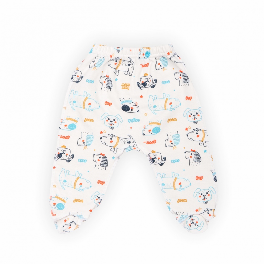 Ползунки детские GABBI PZL 23-1-1 собачки р.68 голубой с принтом 13869