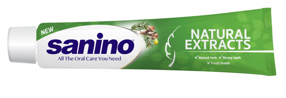 Зубная паста NATURAL EXTRACTS с натуральными экстрактами