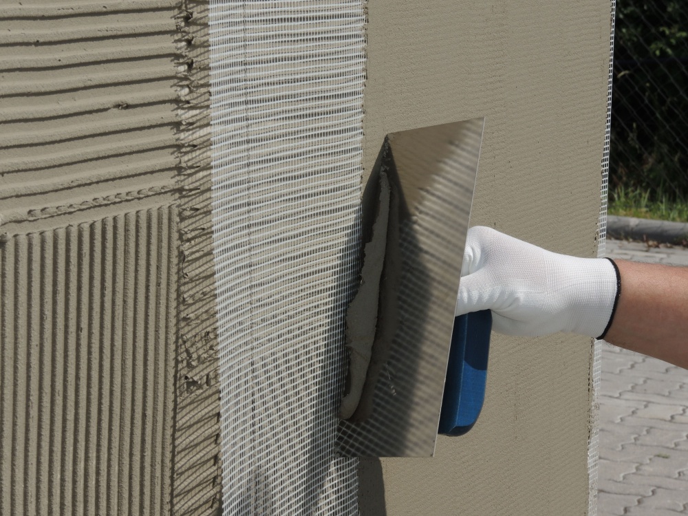 Стеклосетка штукатурная щелочестойкая BauGut ABG 145 5x5 белая (рулон 50 кв.м)