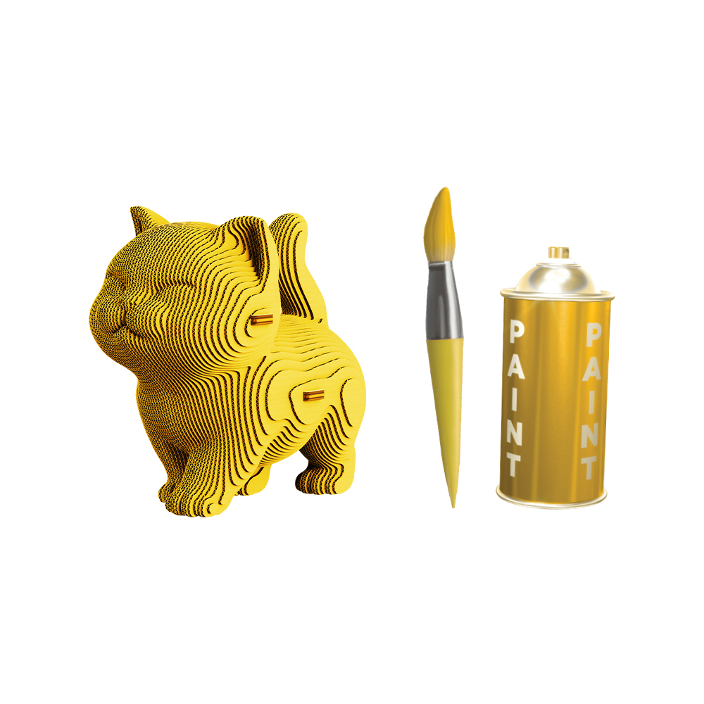 Конструктор картонный Cartonic 3D Puzzle WALKING KITTEN CARTMNWALK