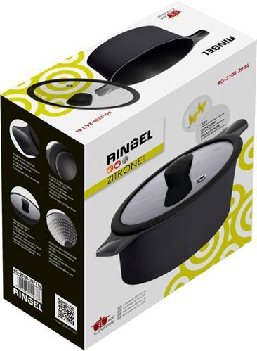 Кастрюля с крышкой Zitrone 5,2 л 24x12 см RG-2108-24/1 BL Ringel