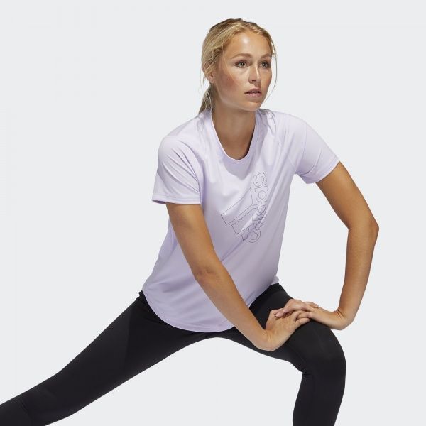 Футболка Adidas TECH BOS TEE FQ1991 S фіолетовий