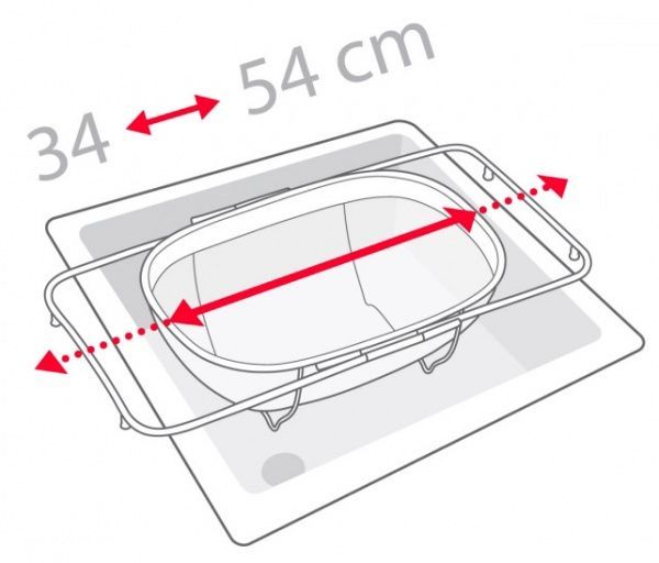  регульований для проціджування GRANDCHEF 34X24 CМ 428550 Tescoma