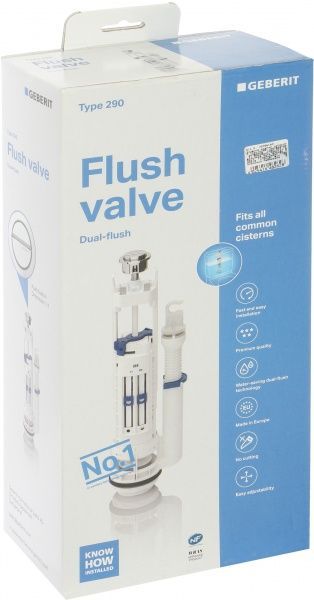 Сливной клапан Geberit запасной Impuls 290 двойной смыв