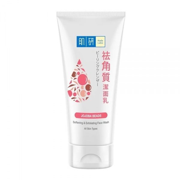 Крем-пенка для умывания HADA LABO Softening & Exfoliating Face Wash для смягчения и отшелушивания 100 мл