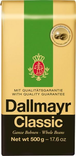 Кофе в зернах Dallmayr Класик 500 г (4008167023500)