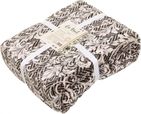 Плед Frannel Novac 160x200 см коричневый La Nuit 