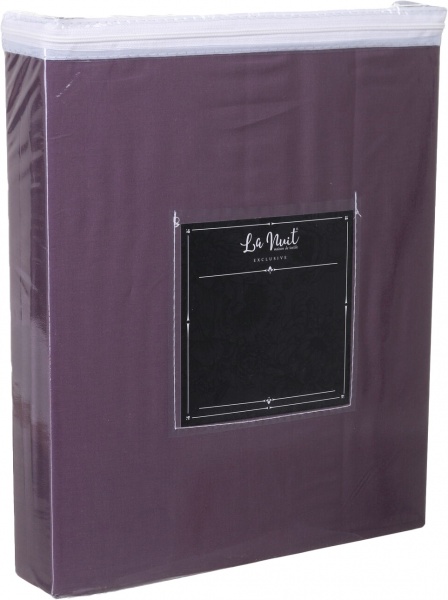 Комплект постільної білизни Stone Wash євро пурпуровий La Nuit 