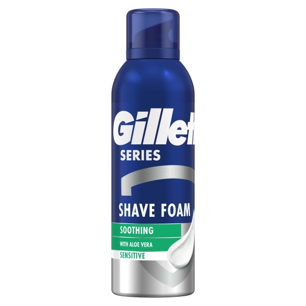 Пена для бритья для чувствительной кожи Gillette Series с алоэ вера 200 мл