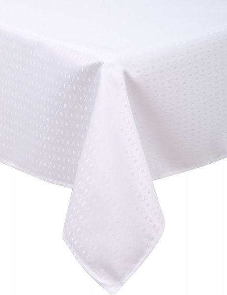Скатерть Jacquard Люкс Ivory waterproof 140x180 см слоновая кость La Nuit 