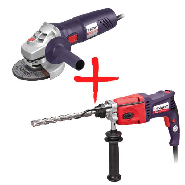 Перфоратор Sparky BPR 280 CE + угловая шлифмашина Sparky M-750