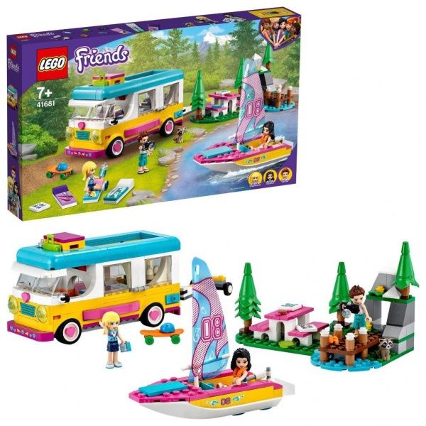 Конструктор LEGO Friends Лісовий будинок на колесах і яхта 41681