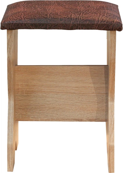 Табурет Компанит Т-1 бронза / дуб сонома 