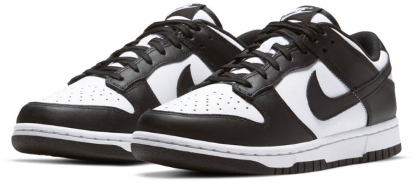 Кросівки Nike DUNK LOW WHITE BLACK DD1503-101 р.38 чорно-білий