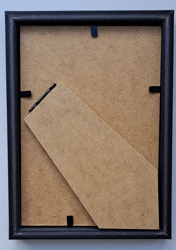 Рамка для фотографии со стеклом Арт-Сервіс 10х15 (ЭА-01863) пластик 1 фото 10x15 см черный