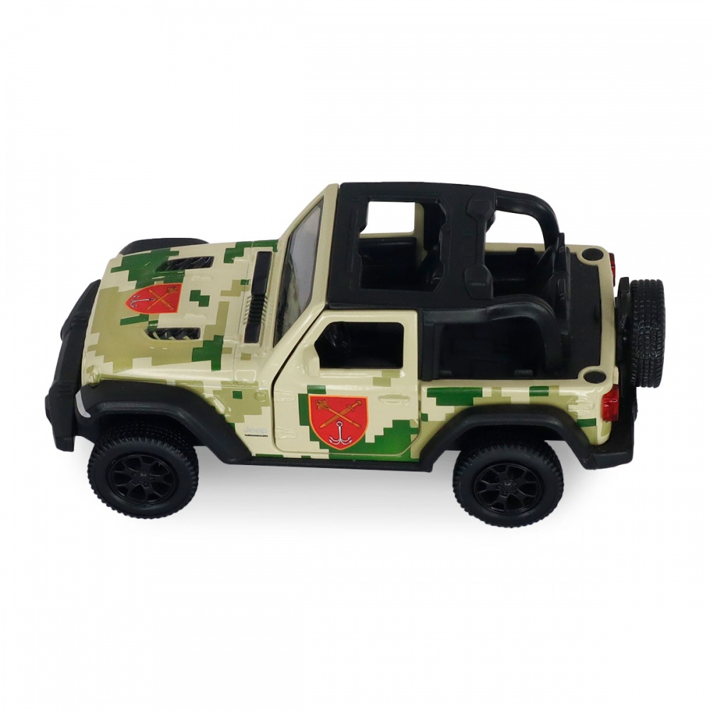 Автомодель TechnoDrive 1:32 серии Шевроны Героев - Jeep Wrangler Rubicon ОК Юг 250398UM
