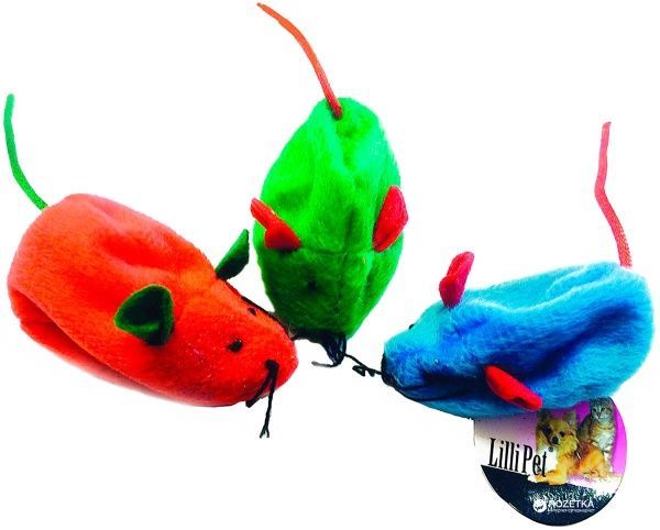 Іграшка для котів Lilli Pet м'які мишки