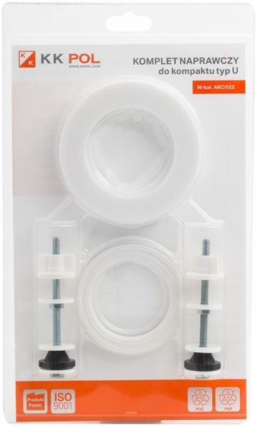 Комплект прокладок с креплением Klechniowska для бачка унитаза универсальный