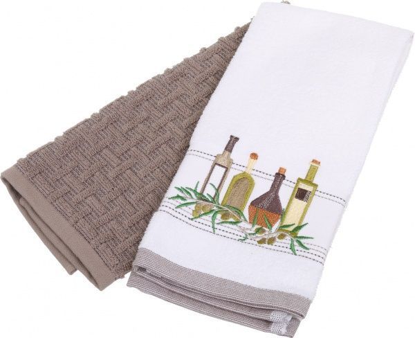 Набір рушників кухонних La Nuit Fiesta 2 шт. 40x60 см La Nuit білий-кольоровий 