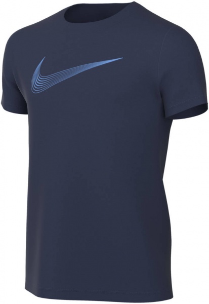Футболка Nike B NK DF HBR SS TOP DM8535-410 р.S синій