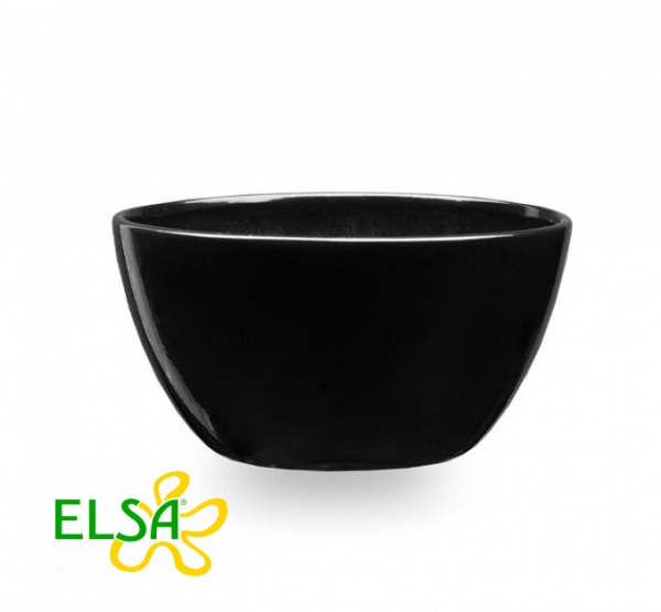 Вазон керамический Santino Paterna круглый 4,4 л антрацит (DP-32-23-J-39-00) 