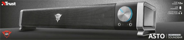 Акустическая панель Trust 22209 1.0 black 