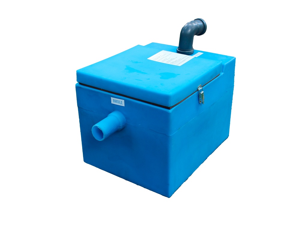 Жировловлювач 50 л з касетою 340x300х340 мм поліетилен