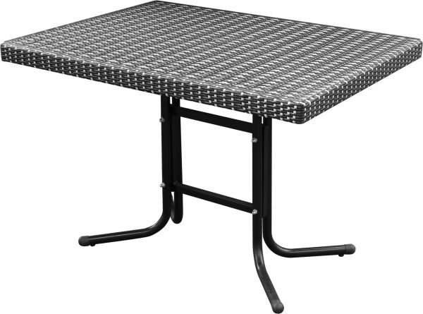 Стол 2615 80x110 см черно-белый 