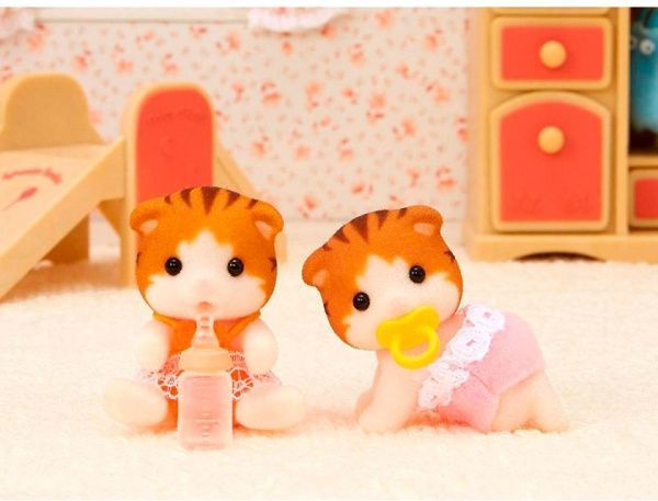 Ігровий набір Sylvanian Families вісловухі котенята двійнята 