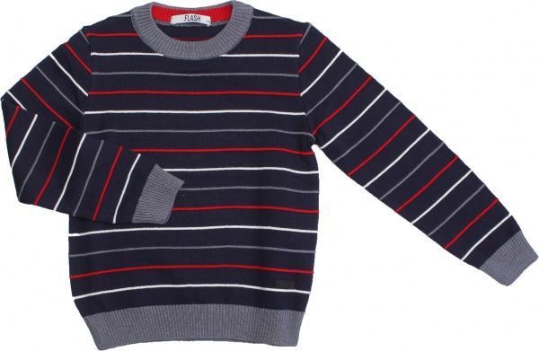 Джемпер детский Flash р.128 темно-синий/полоска 20B011-4-3900 