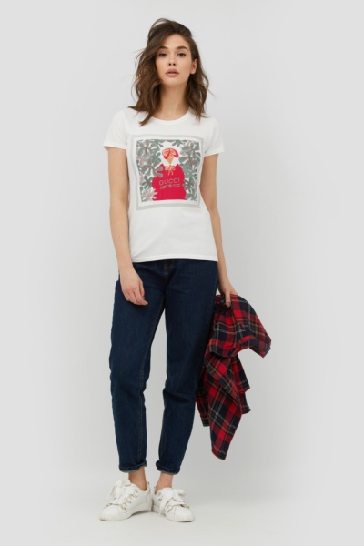 Футболка YAPPI WW1093 р.L білий