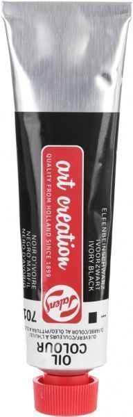 Краска масляная (701) Черная слоновая кость 40 мл ArtCreation Royal Talens