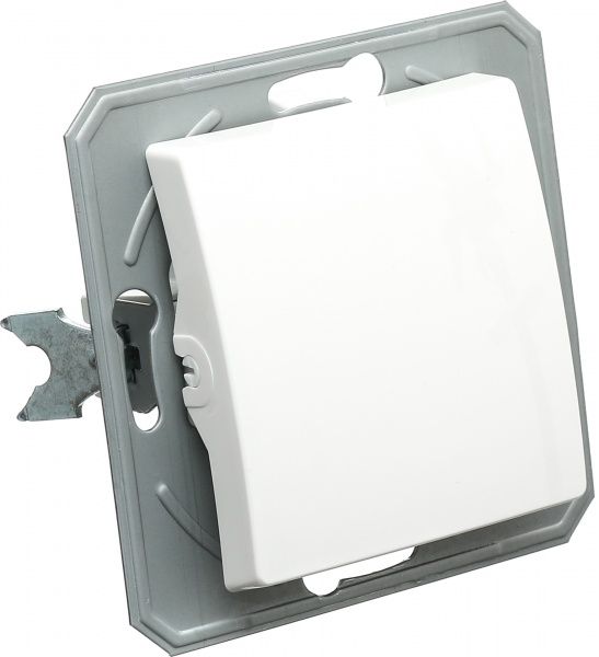 Вимикач одноклавішний TEM Ekonomik без підсвітки 10 А 250В білий SE10PWXO-U