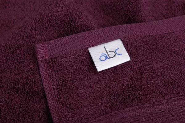 Рушник 011 Plum 70x140 см сливовий ABC 