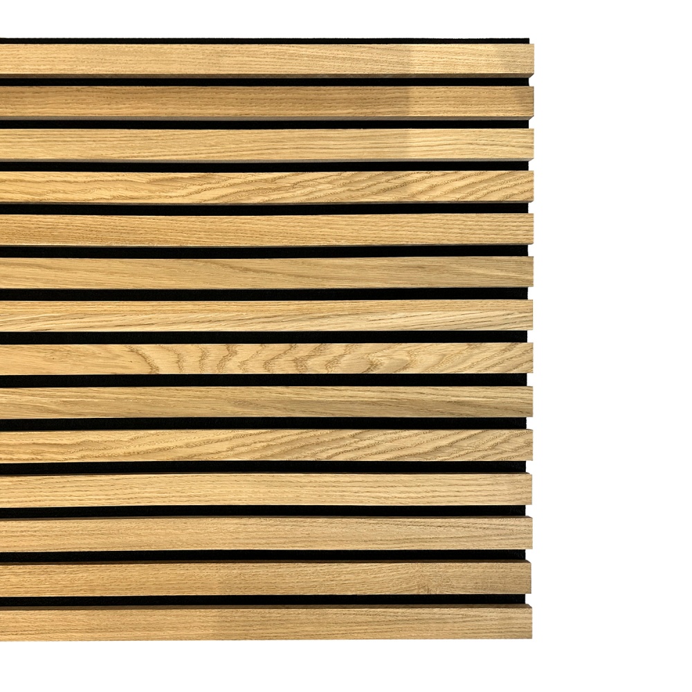 Реечная панель акустическая ПлиТТоргСервис 17х600х2750 мм ясень 1,65 м.кв.