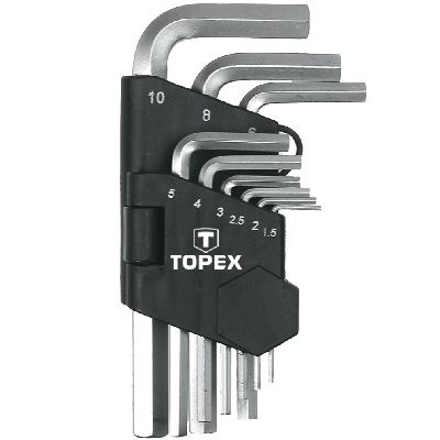 Набір ключів шестигранних Topex 35D955