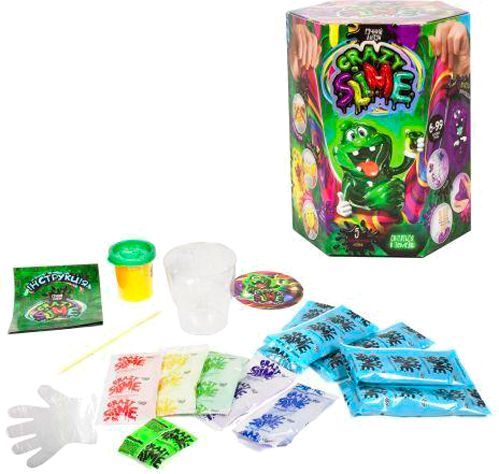 Набор для опытов Danko Toys Crazy Slime Лизун своими руками (укр.) SLM-01-01U