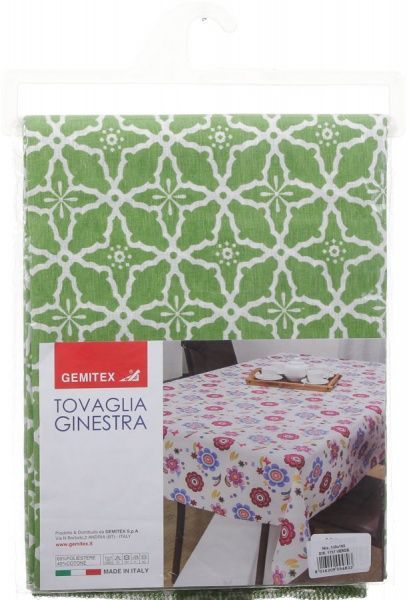 Скатерть Ginestra клен 120x160 см зеленый Gemitex 