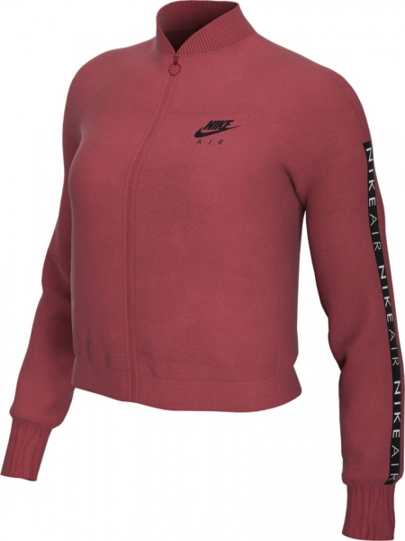 Свитшот Nike W NSW AIR TRK JKT SATIN BV4779-661 р. L оранжевый