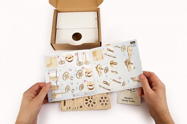 Деревянный 3D-конструктор UGEARS Коробка передач