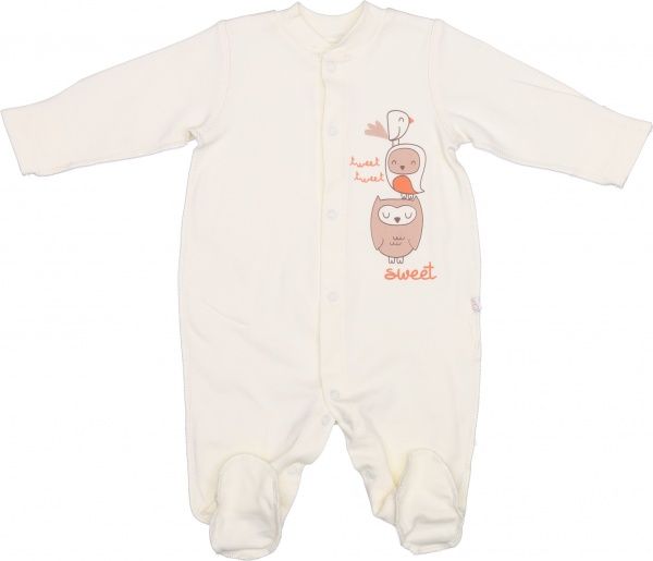 Комбінезон унісекс Bembi КБ4 р.62 молочний 