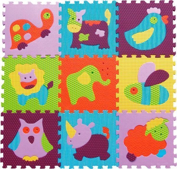 Коврик-пазл Baby Great Веселый зоопарк GB-M129А2
