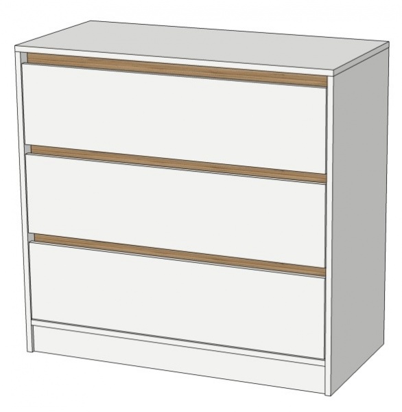 Комод Lion Бергамо 1 3ш нимфея альба /нимфея альба 